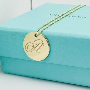 Tiffany And Co Letter Necklace 